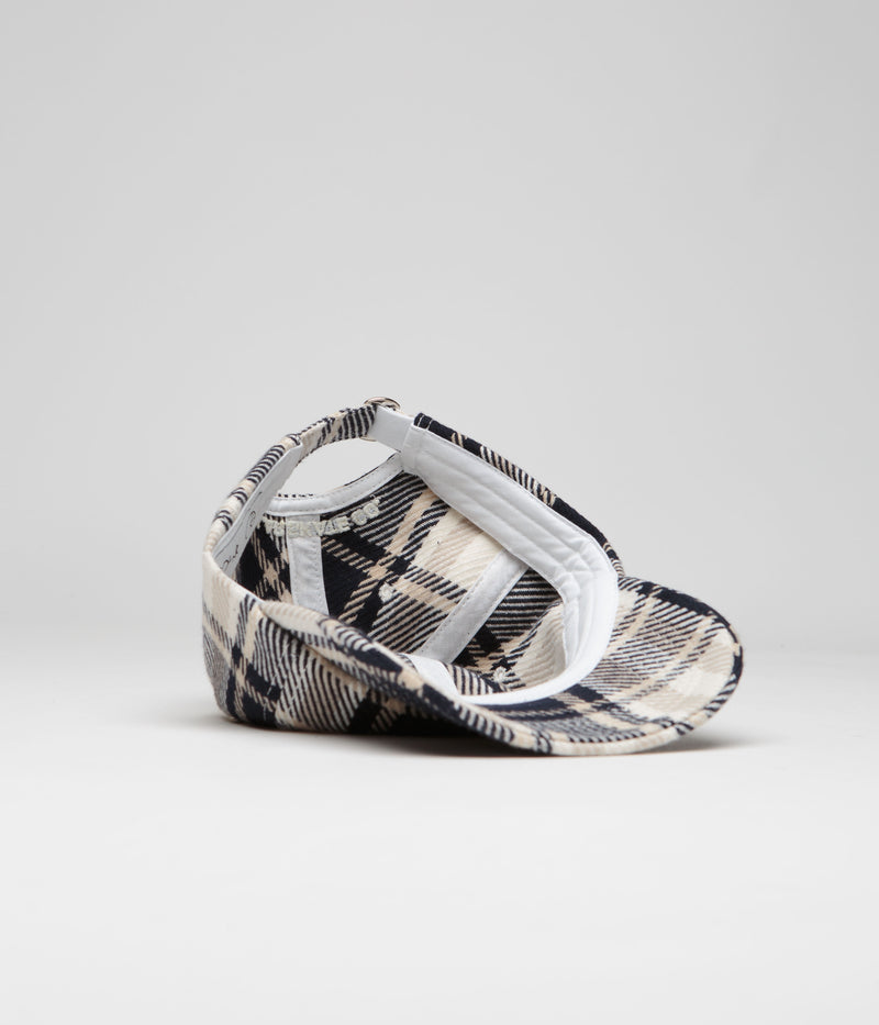Polar Stroke Logo Flannel Cap in Navy