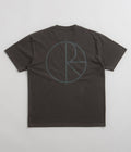 Polar Stroke Logo T-Shirt in Dirty Black