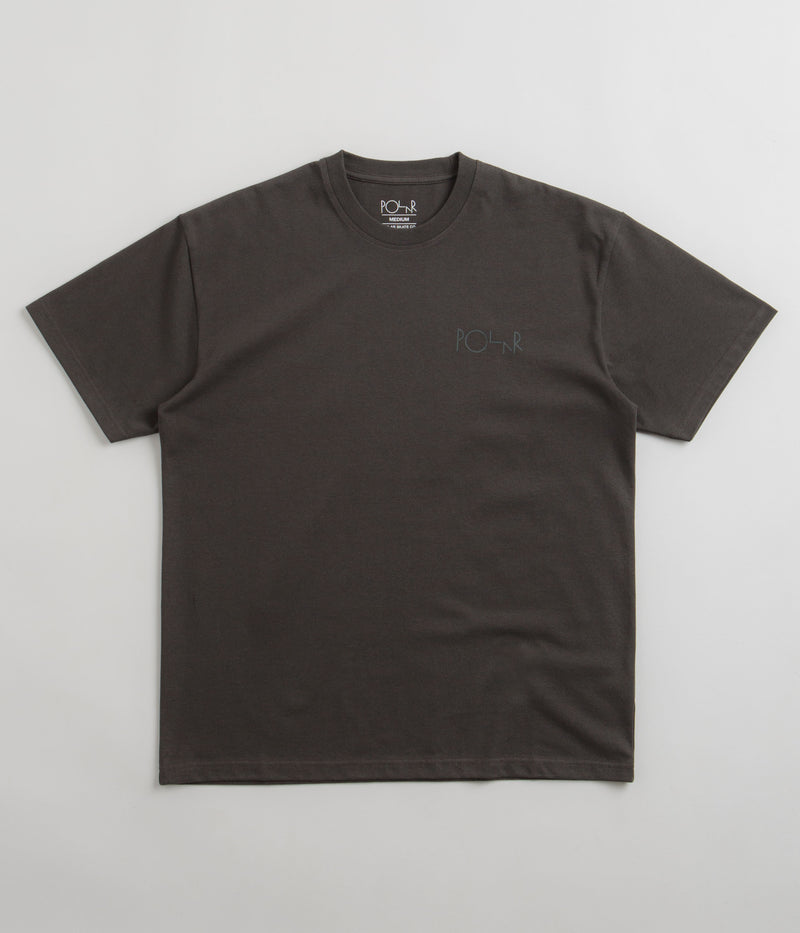 Polar Stroke Logo T-Shirt in Dirty Black