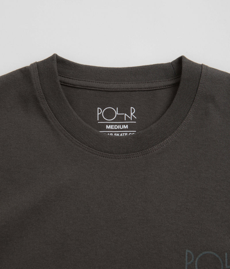 Polar Stroke Logo T-Shirt in Dirty Black