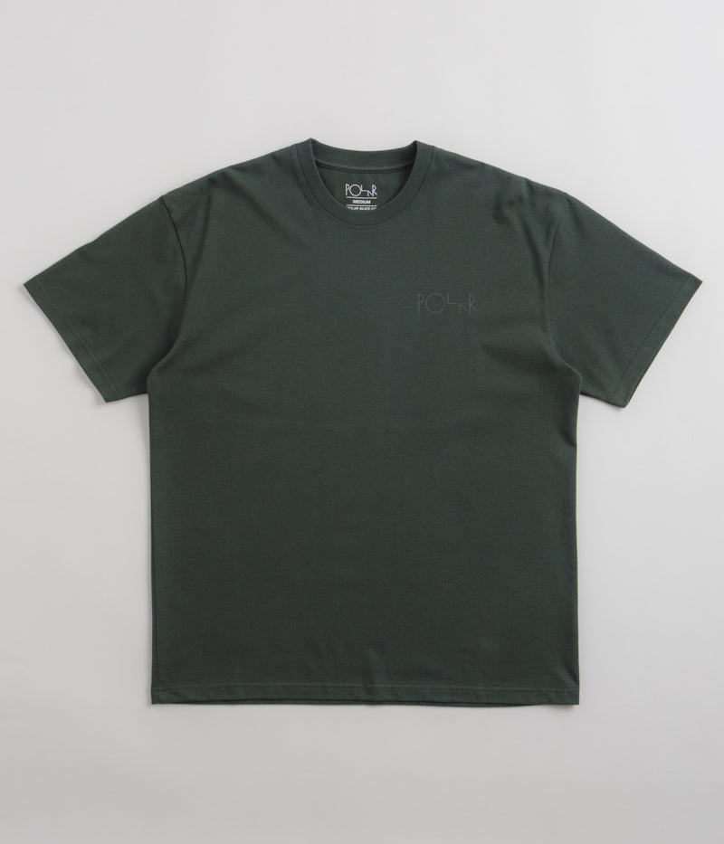 Polar Stroke Logo T-Shirt in Green and Green