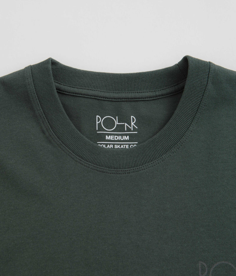 Polar Stroke Logo T-Shirt in Green and Green