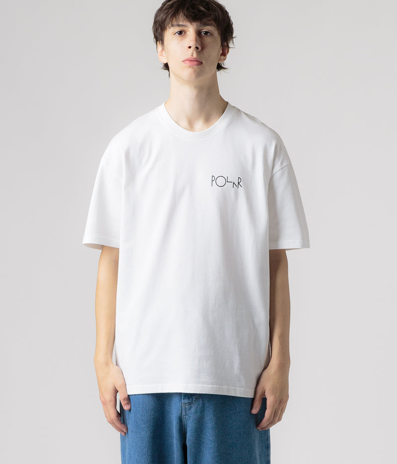 Polar Stroke Logo T-Shirt in White