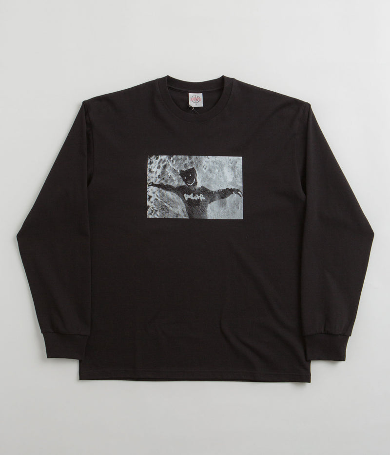 Polar Sustained Disintegration Long Sleeve T-Shirt in Black