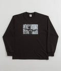 Polar Sustained Disintegration Long Sleeve T-Shirt in Black
