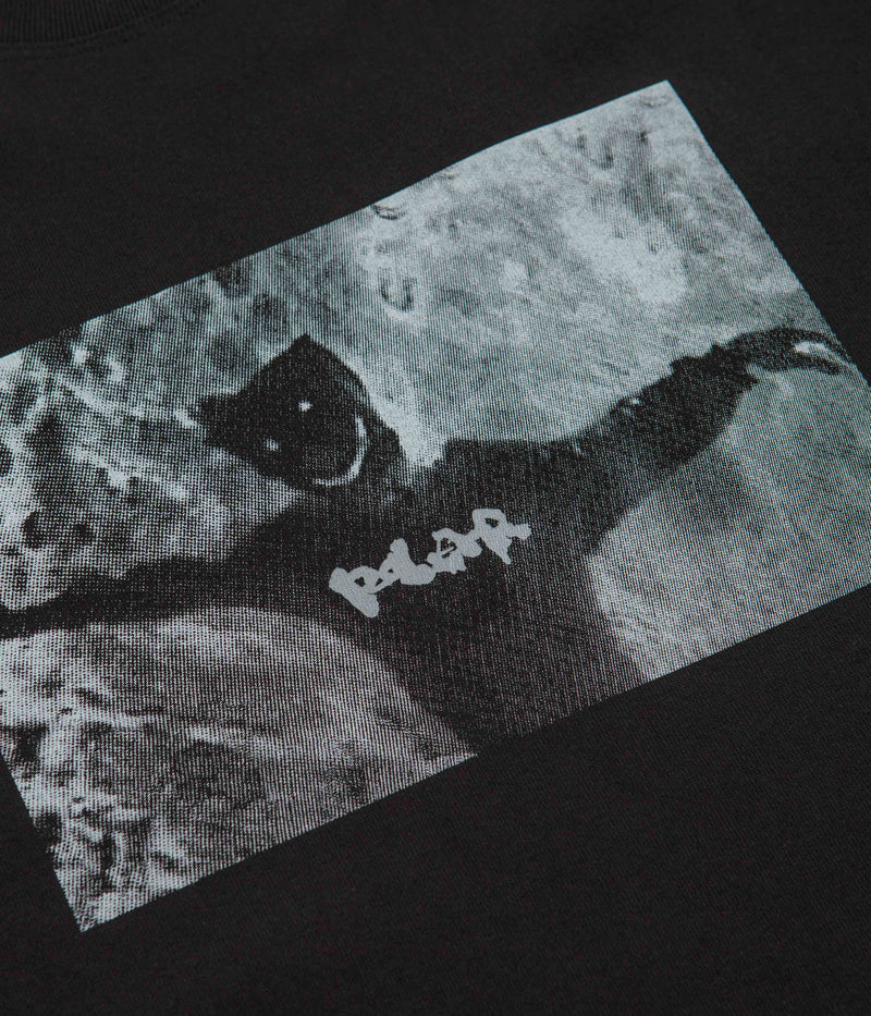Polar Sustained Disintegration Long Sleeve T-Shirt in Black