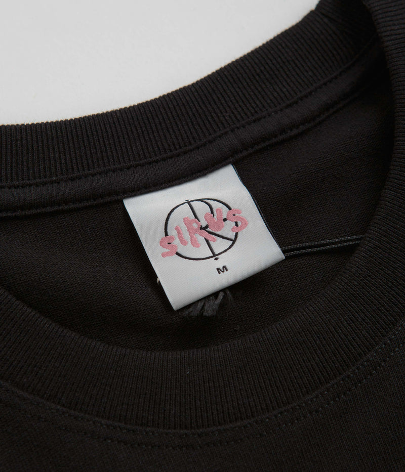 Polar Sustained Disintegration Long Sleeve T-Shirt in Black