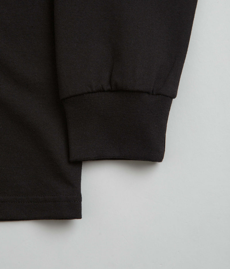 Polar Sustained Disintegration Long Sleeve T-Shirt in Black
