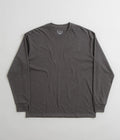 Polar Team Long Sleeve T-Shirt in Dark Grey Melange
