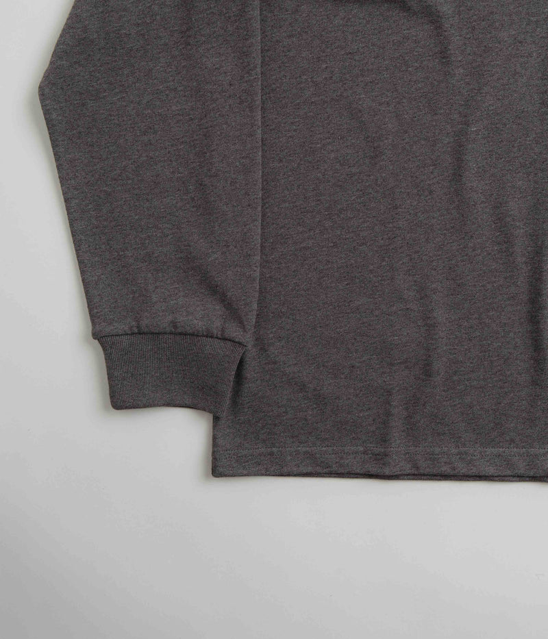 Polar Team Long Sleeve T-Shirt in Dark Grey Melange