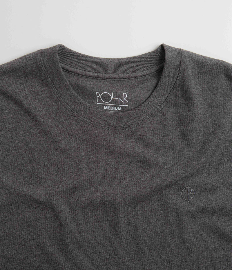 Polar Team Long Sleeve T-Shirt in Dark Grey Melange