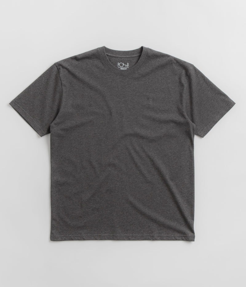 Polar Team T-Shirt in Dark Grey Melange