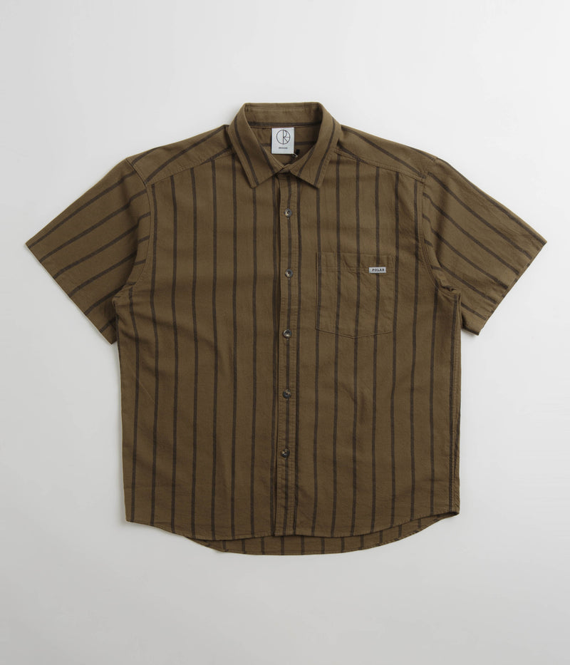 Polar Twill Mitchell Shirt in Beech and Black