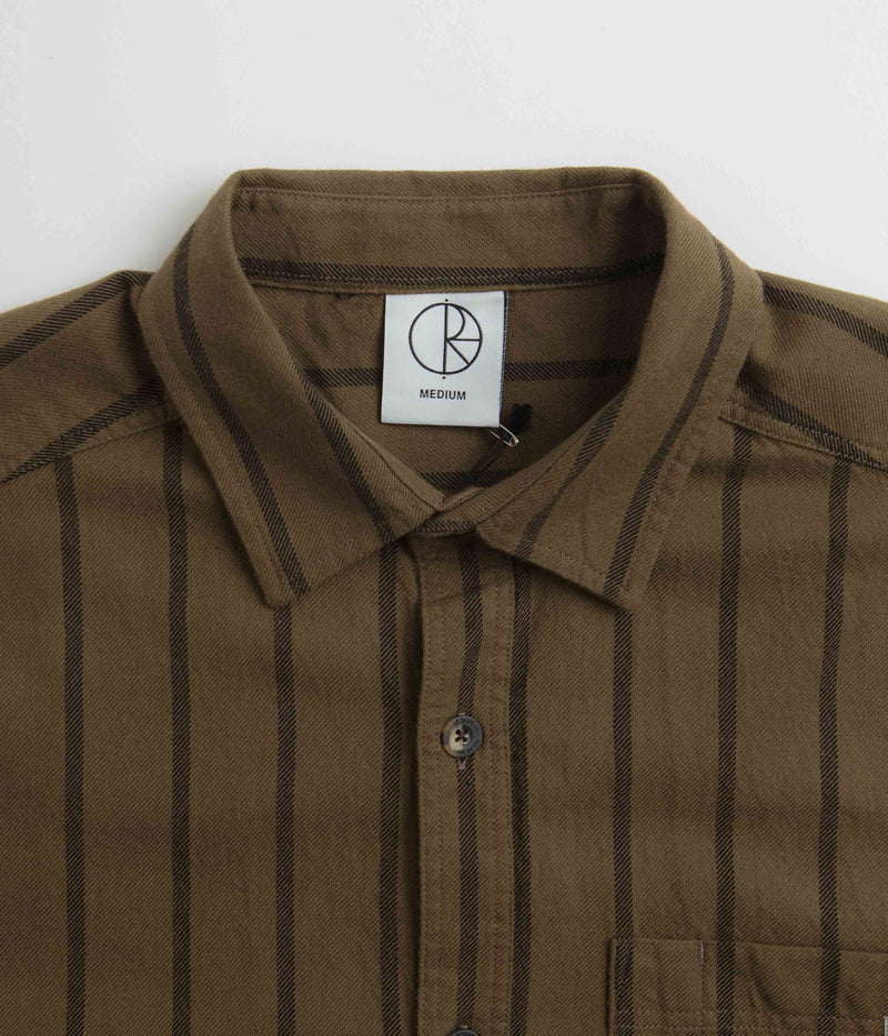 Polar Twill Mitchell Shirt in Beech and Black