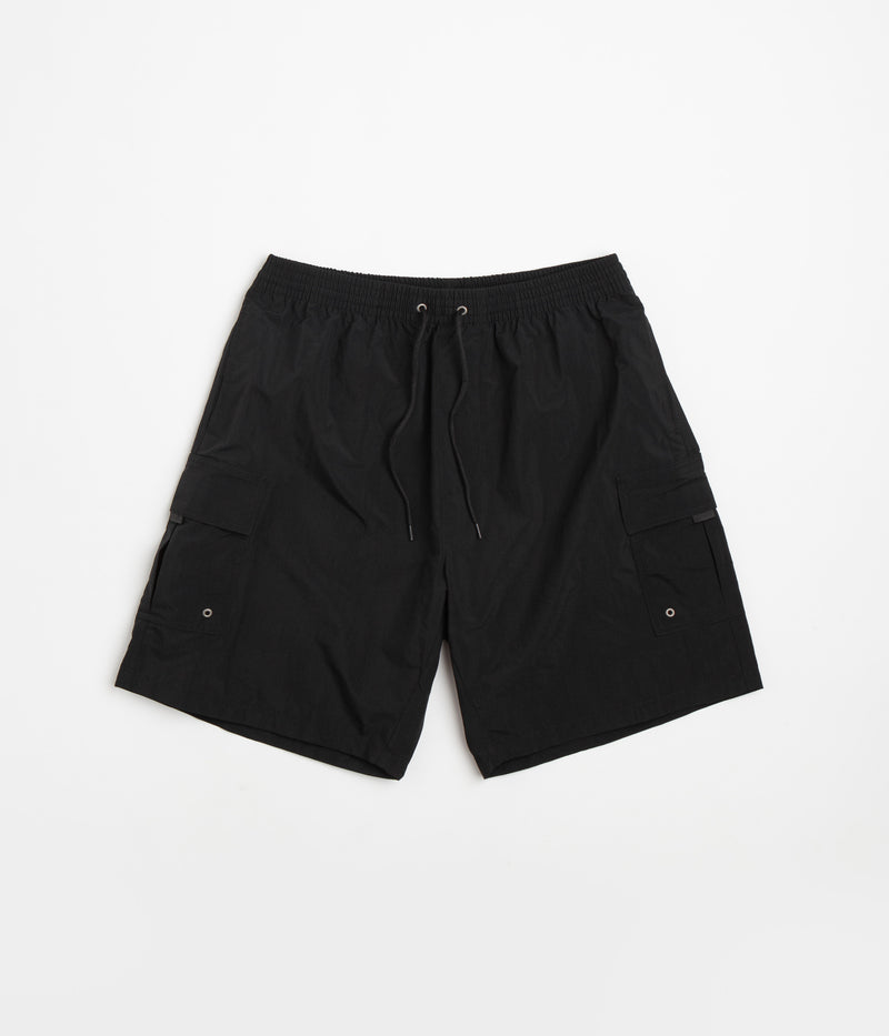 Polar Utility Swim Shorts in Black