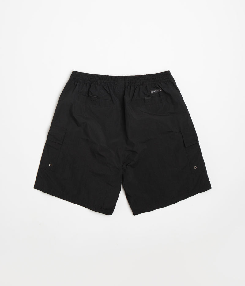 Polar Utility Swim Shorts in Black