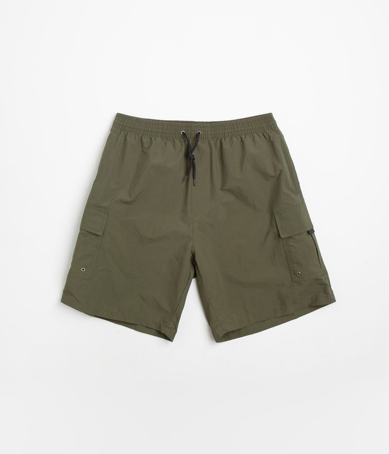 Polar Utility Swim Shorts in Dark Olive