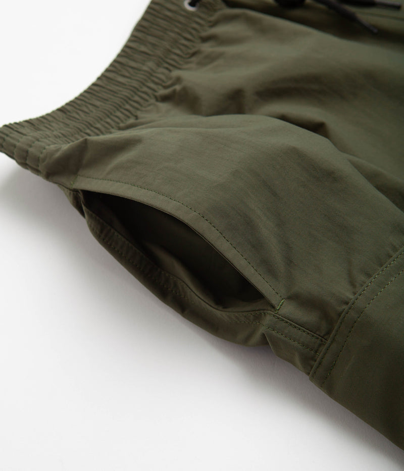 Polar Utility Swim Shorts in Dark Olive