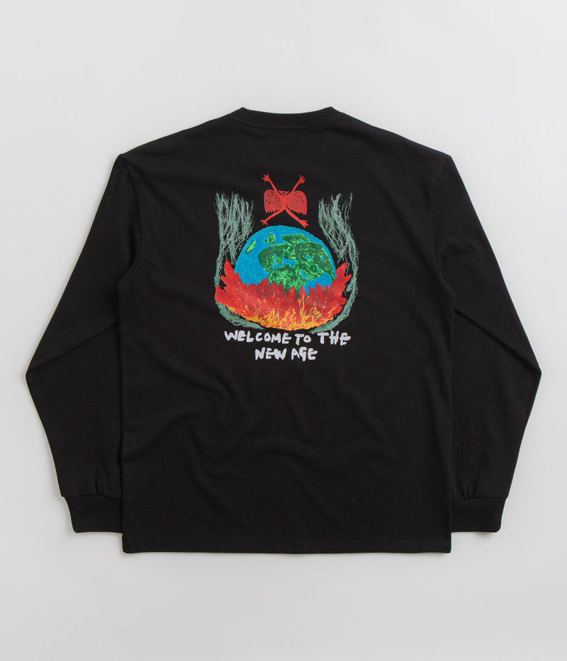 Polar Welcome To The New Age Long Sleeve T-Shirt in Black