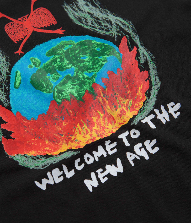 Polar Welcome To The New Age Long Sleeve T-Shirt in Black