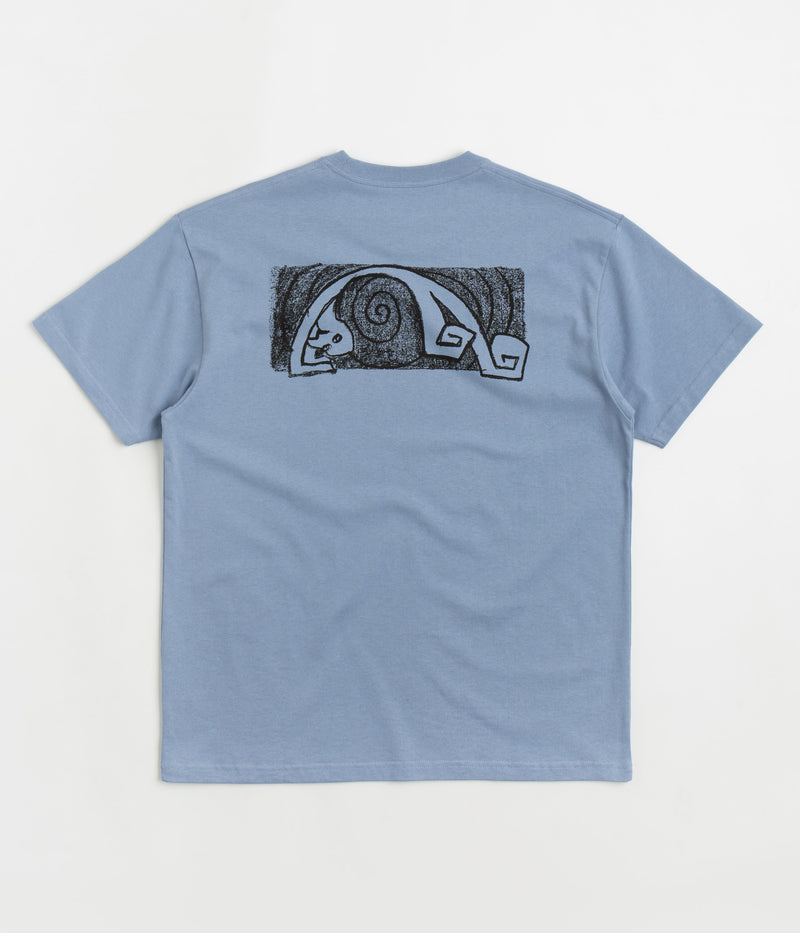 Polar Yoga Trippin T-Shirt in Oxford Blue