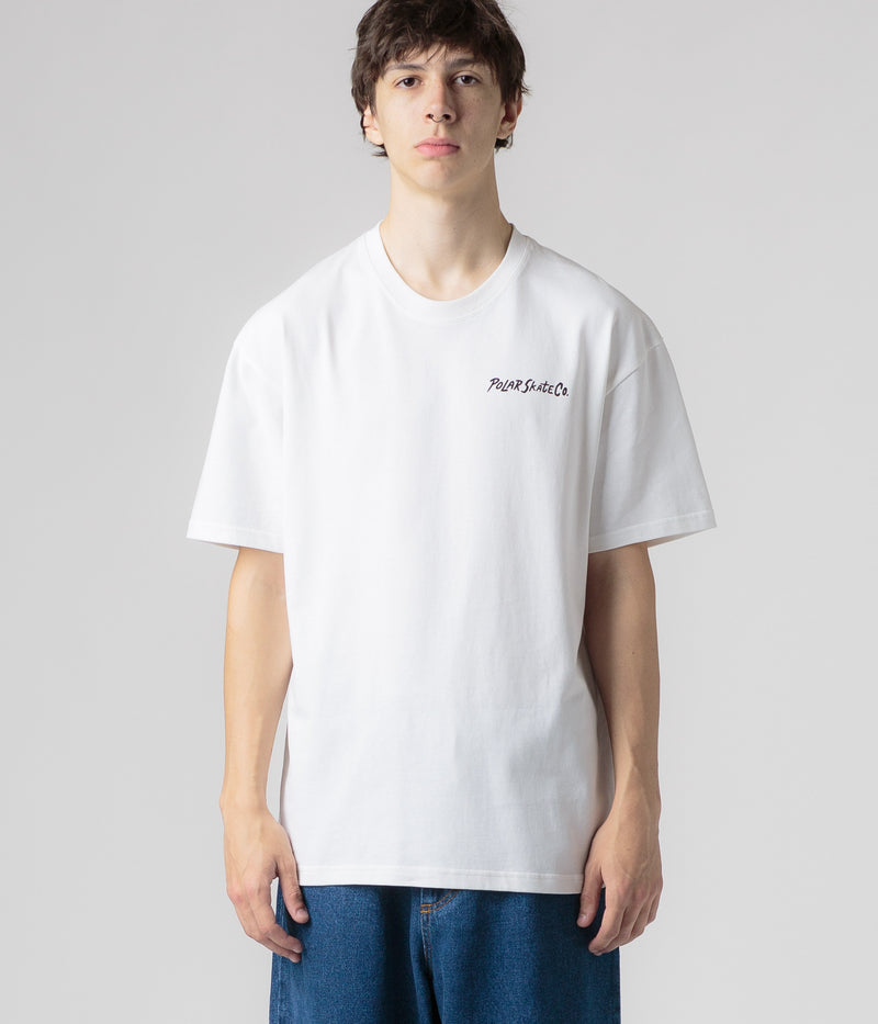 Polar Yoga Trippin T-Shirt in White