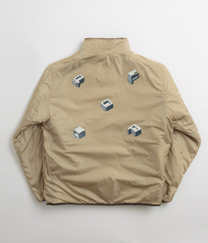 Pop Trading Company Adam Reversible Jacket in Delta Camo