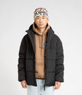 Pop Trading Company Alex Puffer Jacket in Black