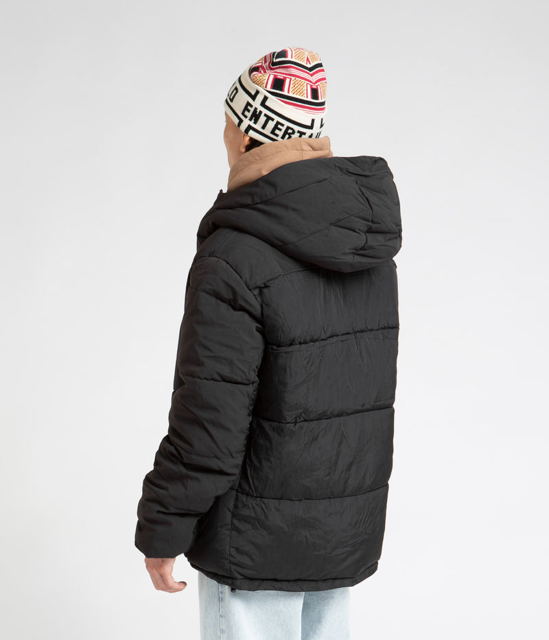 Pop Trading Company Alex Puffer Jacket in Black