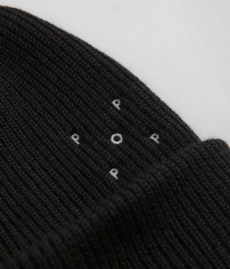 Pop Trading Company Basic Beanie in Black