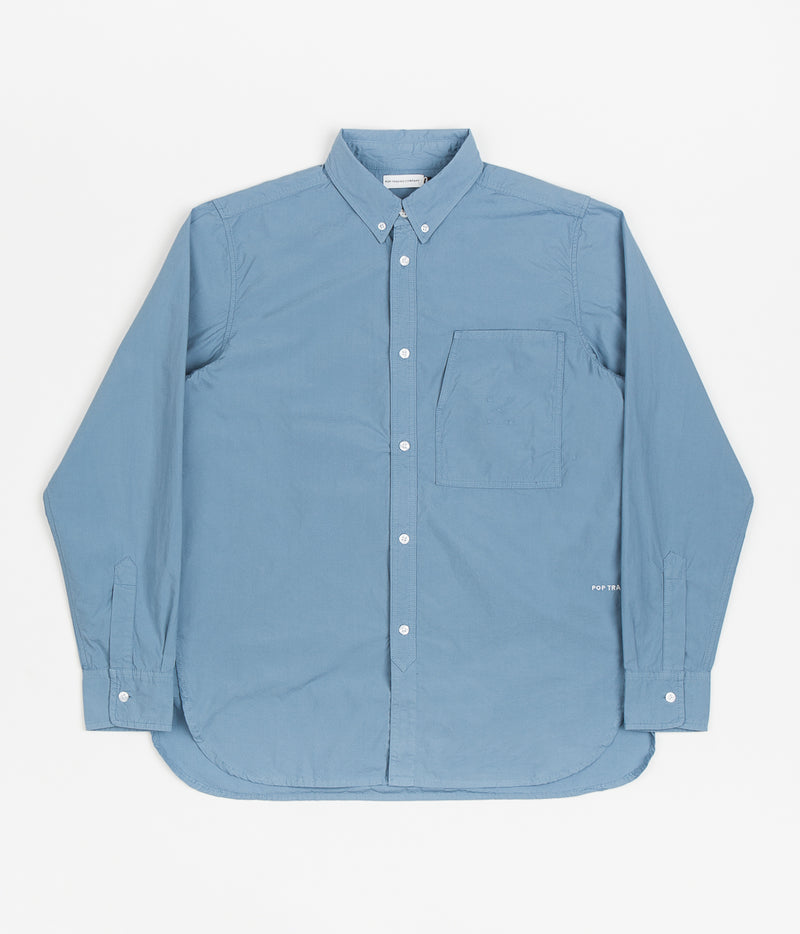 Pop Trading Company BD Shirt in Blue Shadow