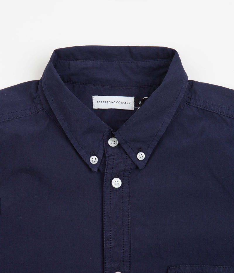 Pop Trading Company BD Shirt in Navy
