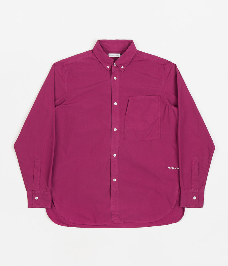 Pop Trading Company BD Shirt in Raspberry