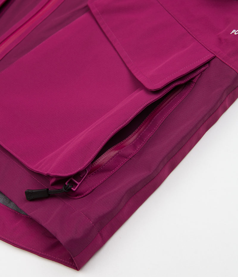 Pop Trading Company Big Pocket Jacket in Raspberry