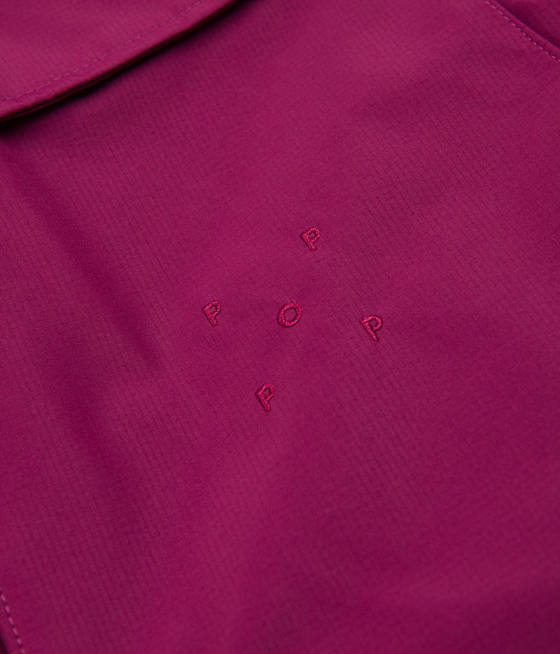 Pop Trading Company Big Pocket Jacket in Raspberry