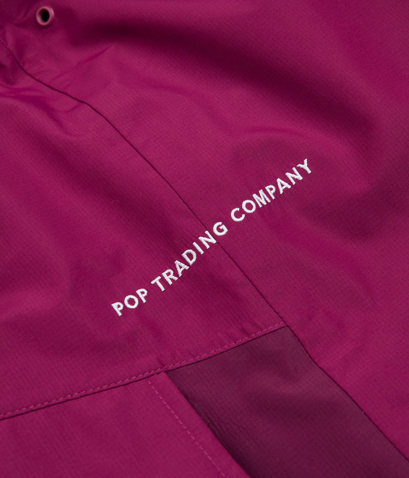 Pop Trading Company Big Pocket Jacket in Raspberry