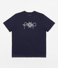 Pop Trading Company Captain T-Shirt in Navy
