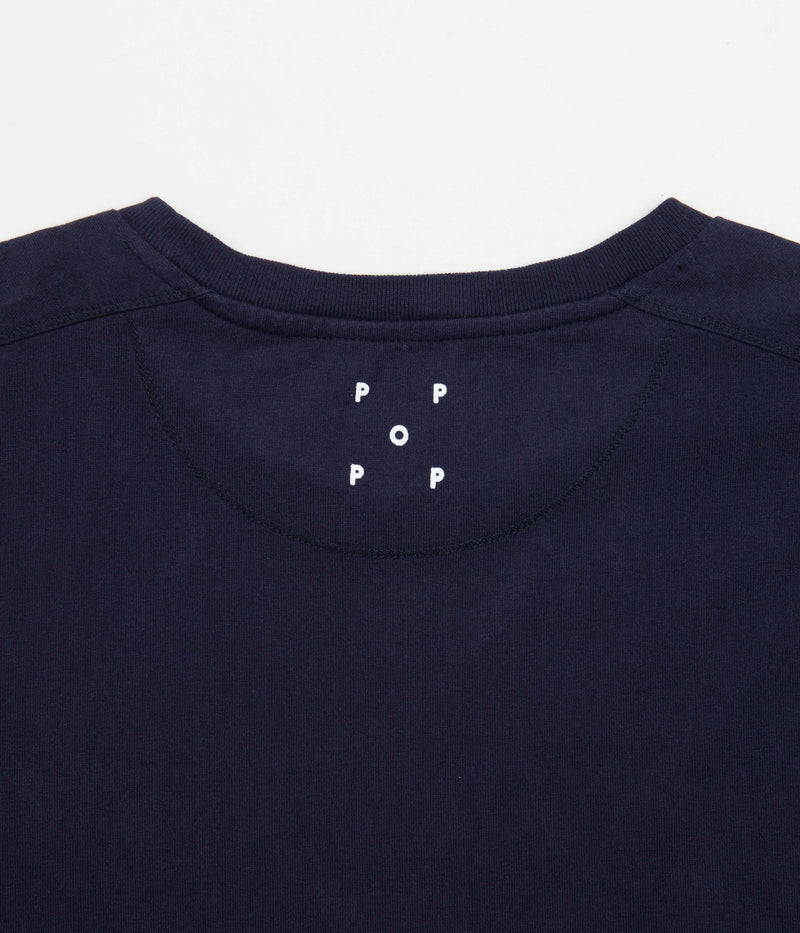 Pop Trading Company Captain T-Shirt in Navy
