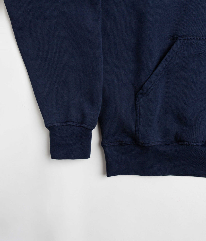 Pop Trading Company Carry O Embroidered Hoodie in Navy