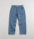 Pop Trading Company Crest Denim DRS Pants in Stonewash