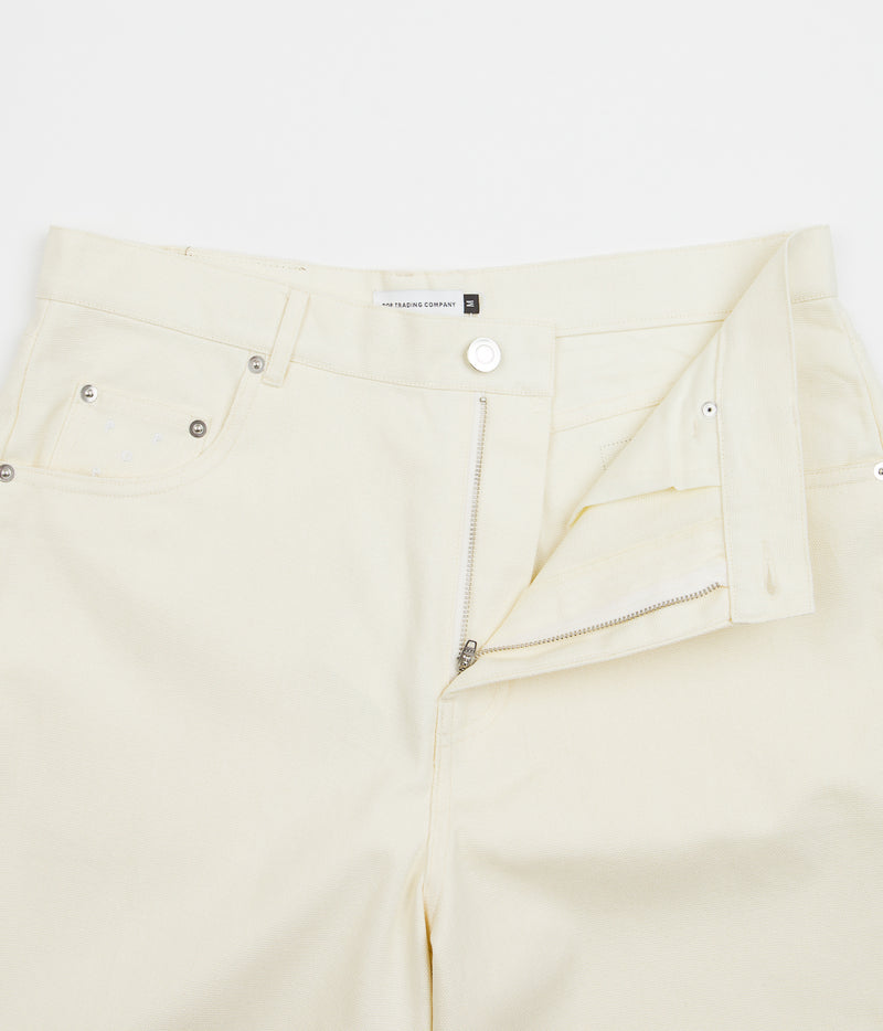 Pop Trading Company DRS Canvas Pants in Off White