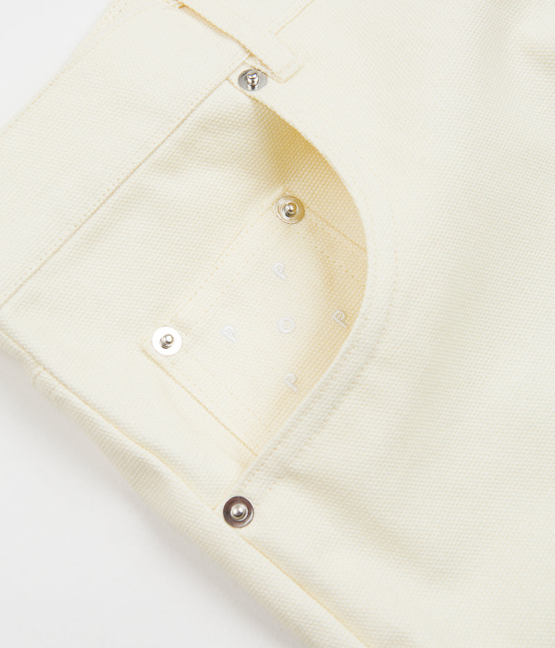 Pop Trading Company DRS Canvas Pants in Off White