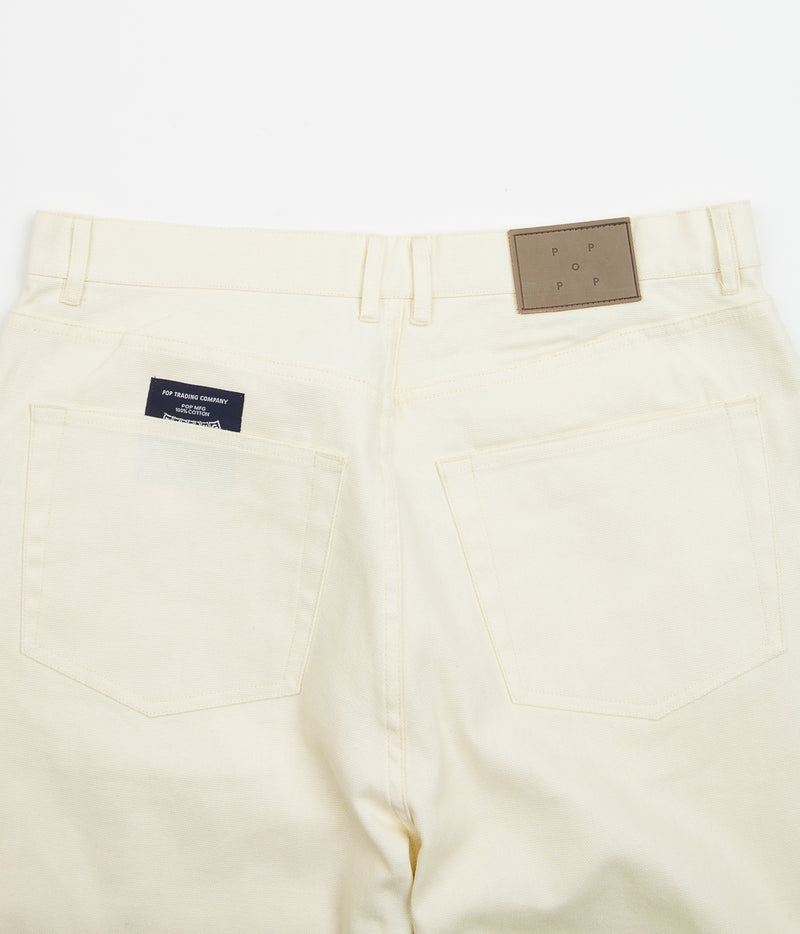 Pop Trading Company DRS Canvas Pants in Off White