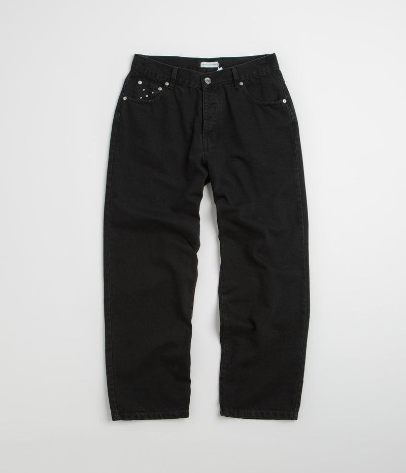 Pop Trading Company DRS Denim Pants in Black