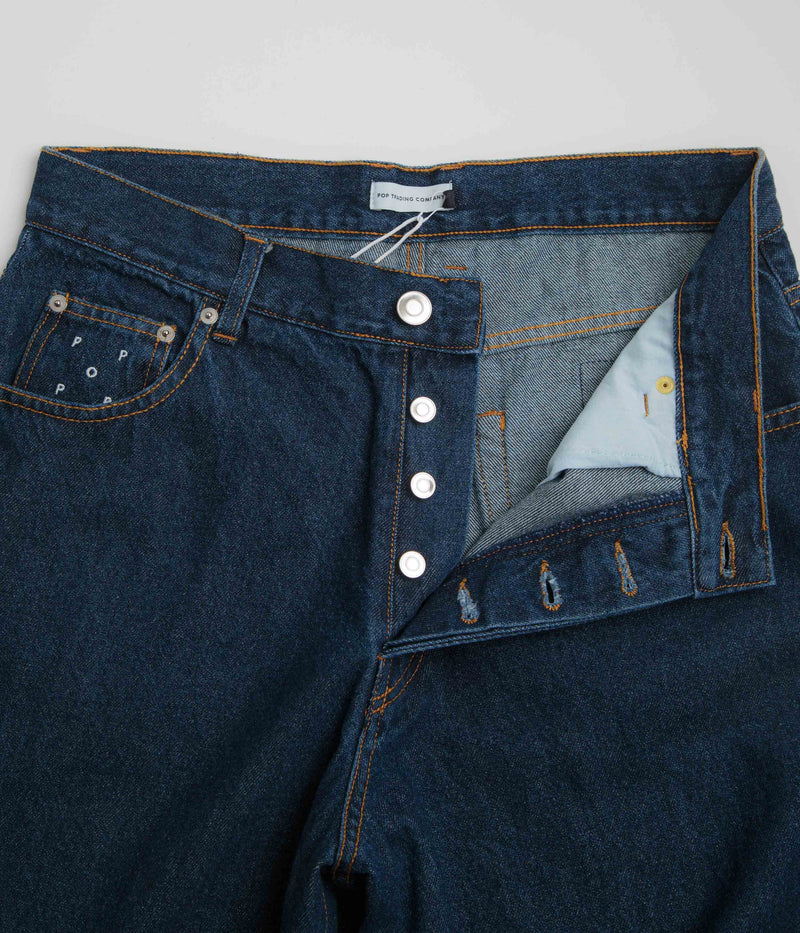 Pop Trading Company DRS Denim Pants in Rinsed