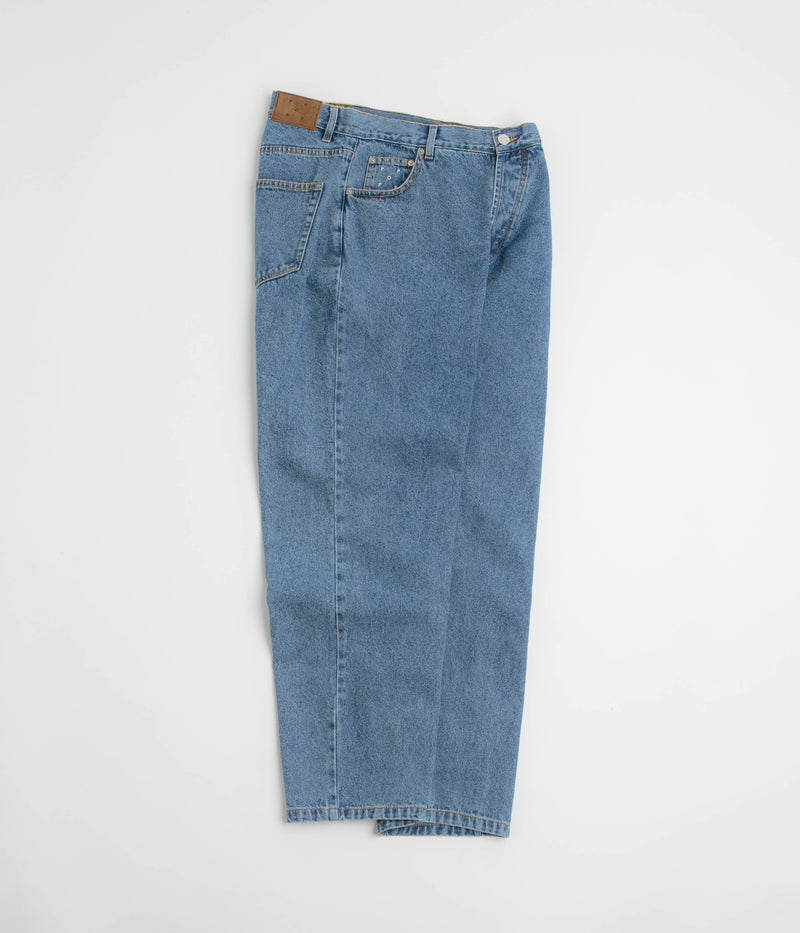 Pop Trading Company DRS Denim Pants in Stonewashed