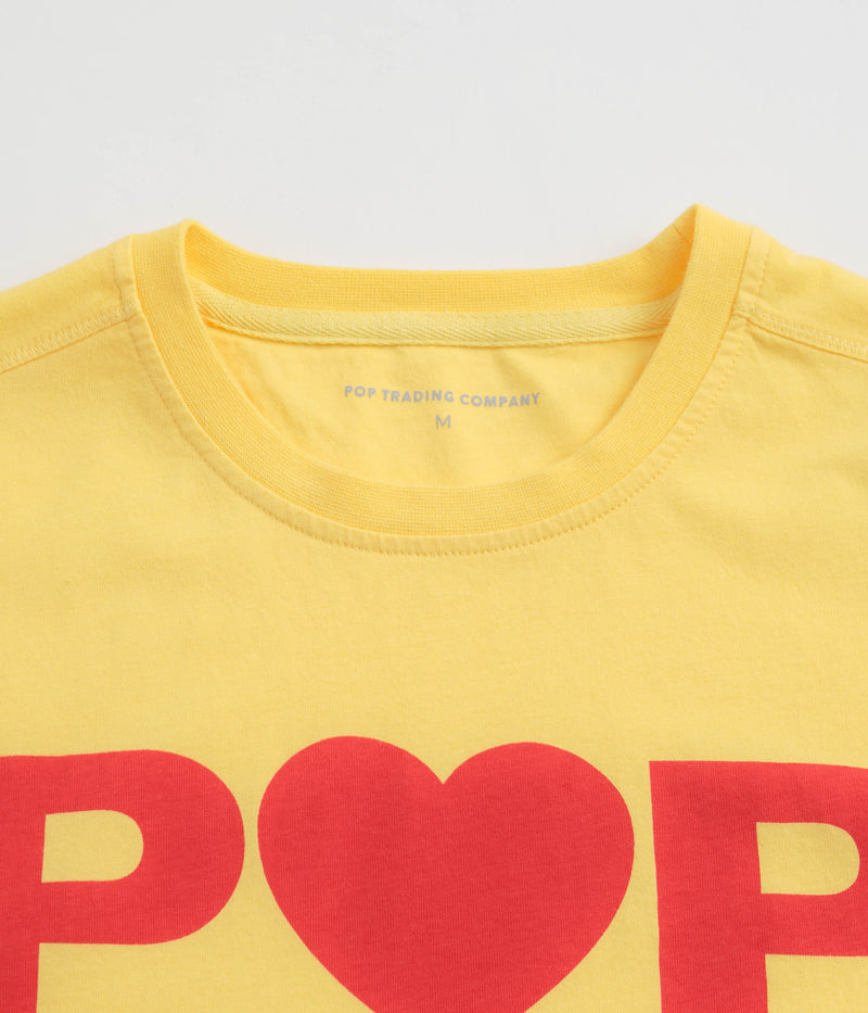 Pop Trading Company Hearts T-Shirt in Snapdragon