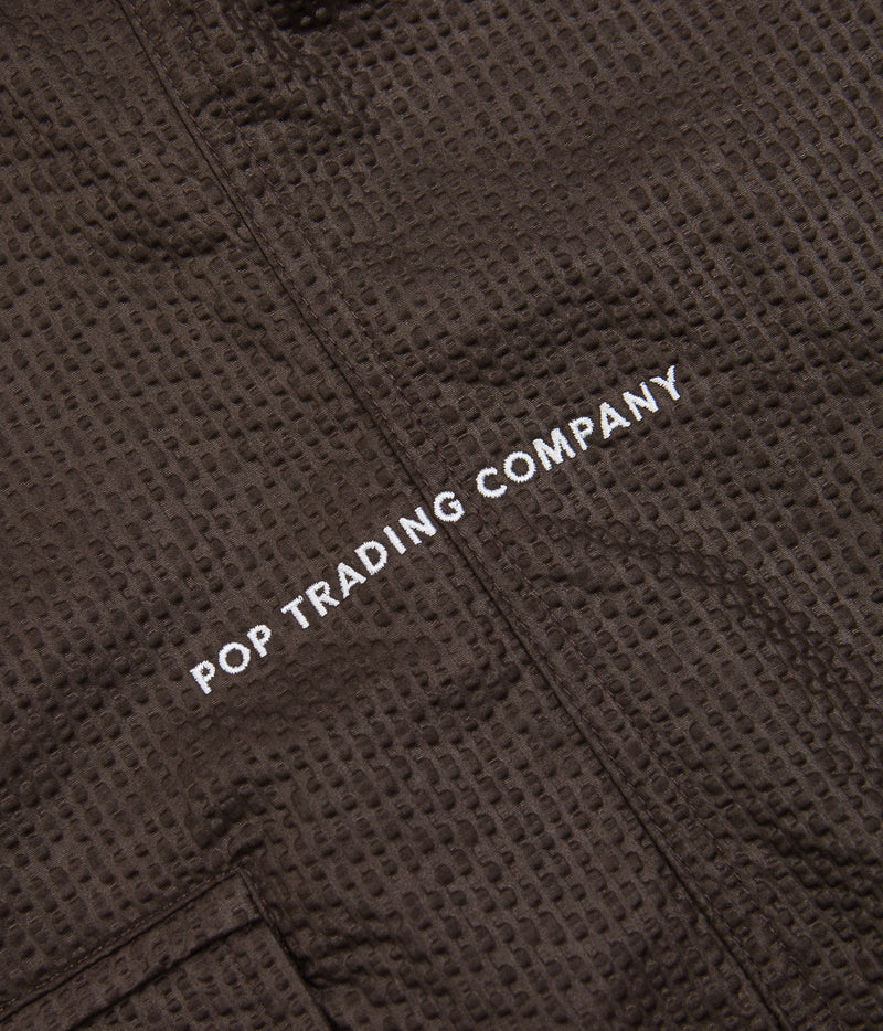 Pop Trading Company Hewitt Seersucker Suit Jacket in Delicioso