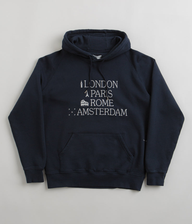 Pop Trading Company Icons Hoodie in Navy