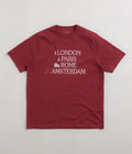 Pop Trading Company Icons T-Shirt in Rio Red